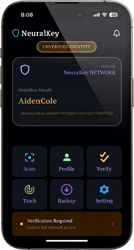 Neuralkey Screen